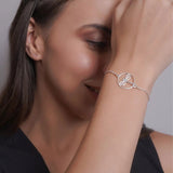 Mohnaa Minimalist Dragon Fly Bracelet in 925 Sterling Silver 401