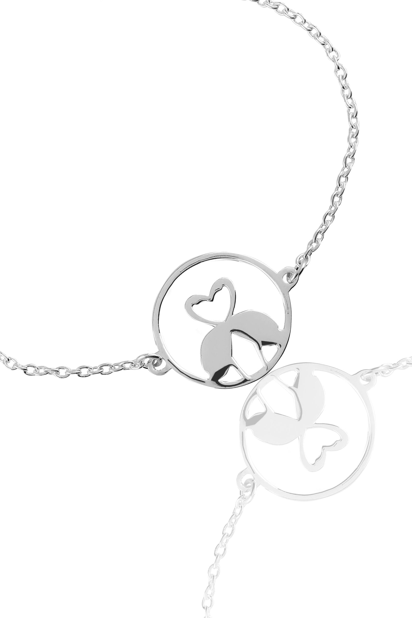 Mohnaa Minimalist Flamingo Bracelet in 925 Sterling Silver 403
