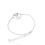 Mohnaa Minimalist Flamingo Bracelet in 925 Sterling Silver 403