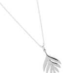 Mohnaa Minimalist Leaf Necklace in 925 Sterling Silver 303