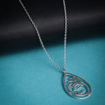 Mohnaa Minimalist Lotus Necklace in 925 Sterling Silver 301