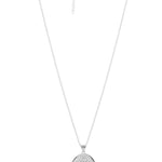 Mohnaa Minimalist Mandala Necklace in 925 Sterling Silver 302