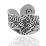 Mohnaa Sea wave thumb ring