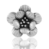 Mohnaa Silver Flower Ring