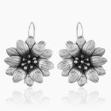 Mohnaa Silver Flower earring