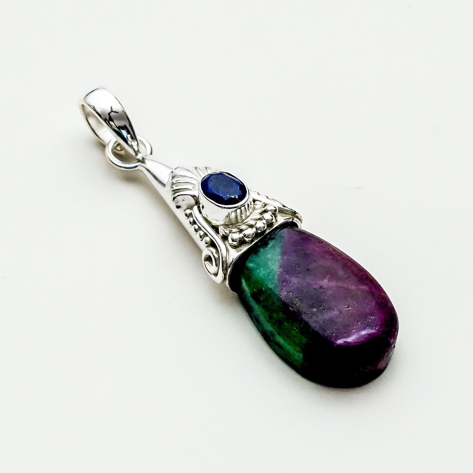 Multicolor Gemstone Pendants In 925 Silver