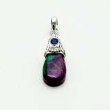Multicolor Gemstone Pendants In 925 Silver