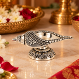 Mohnaa Jyotika 925 Sterling Silver Ornate Diya