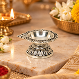 Mohnaa Shreepad 925 Sterling Silver Decorative Diya