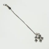 Oxydized Sterling Silver Simple Bracelet