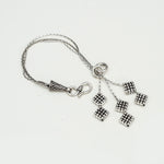 Oxydized Sterling Silver Simple Bracelet