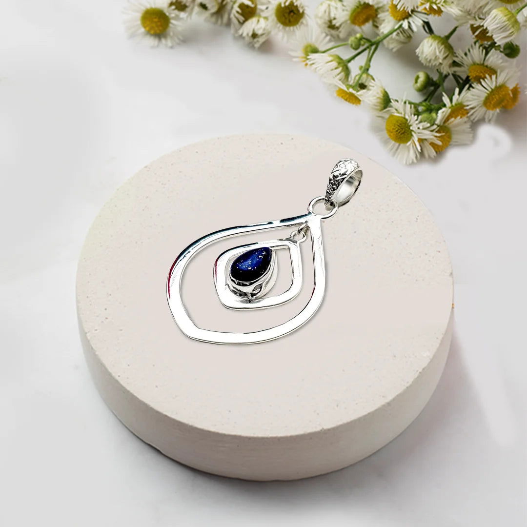 Pendants With Kyanite Gemstone In 925 Sterling Silver