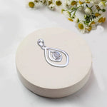 Pendants With Rainbow Moonstone In 925 Sterling Silver