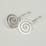 Plain Handmade Meditation Earring in 925 Sterling Silver