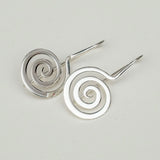 Plain Handmade Meditation Earring in 925 Sterling Silver