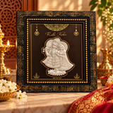 Mohnaa Jewels Radha Krishna 999 Silver Relief Artwork Frame