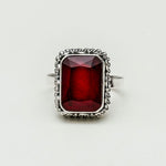 Red Velvet Sterling Silver Ring