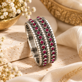 Ruby Royale 925 Sterling Silver Kada