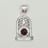 Shiva Linga with Rudraksh Pendant
