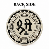 Mohnaa Jewels Silver Lakshmi Coin with Elephant Design