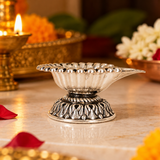 Mohnaa Shankhdeep 925 Sterling Silver Shell Diya