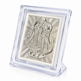 Mohnaa Jewels Silver Radha Krishna Relief Frame