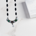 Simple Mangalsutra With Multi Stone