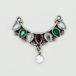 Simple Mangalsutra With Multi Stone