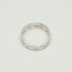 Simple Plain 925 Solid Silver Ring