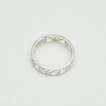 Simple Plain 925 Solid Silver Ring