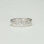 Simple Plain 925 Solid Silver Ring