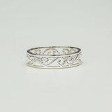 Simple Plain 925 Solid Silver Ring