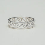 Simple Plain 925 Solid Silver Ring