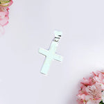 Solid Cross in 925 sterling Silver