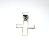 Solid Cross in 925 sterling Silver