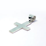Solid Cross in 925 sterling Silver