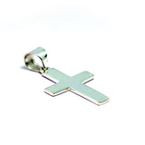 Solid Cross in 925 sterling Silver