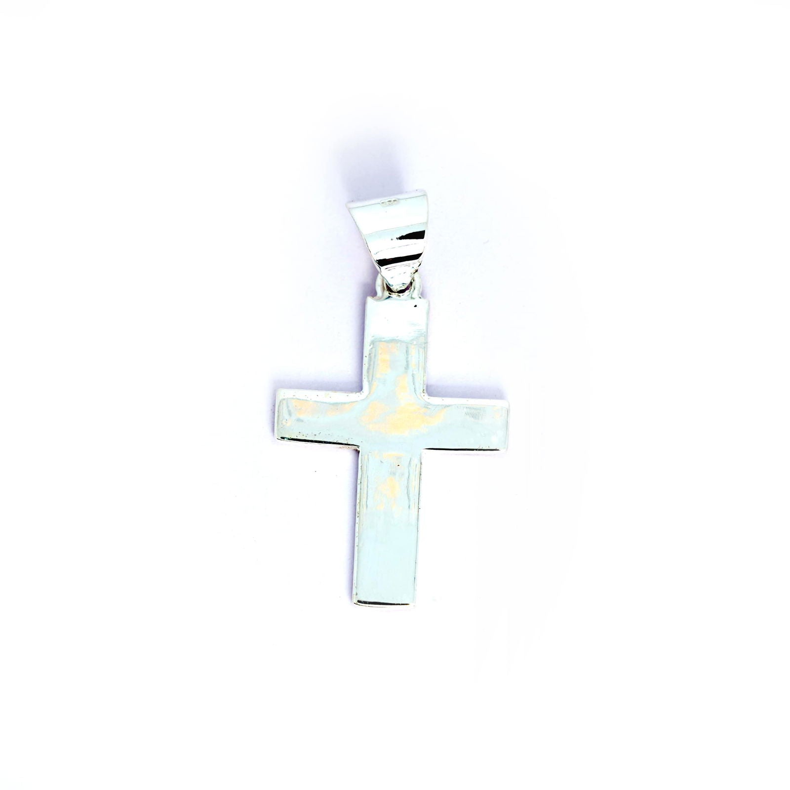 Solid Cross in 925 sterling Silver