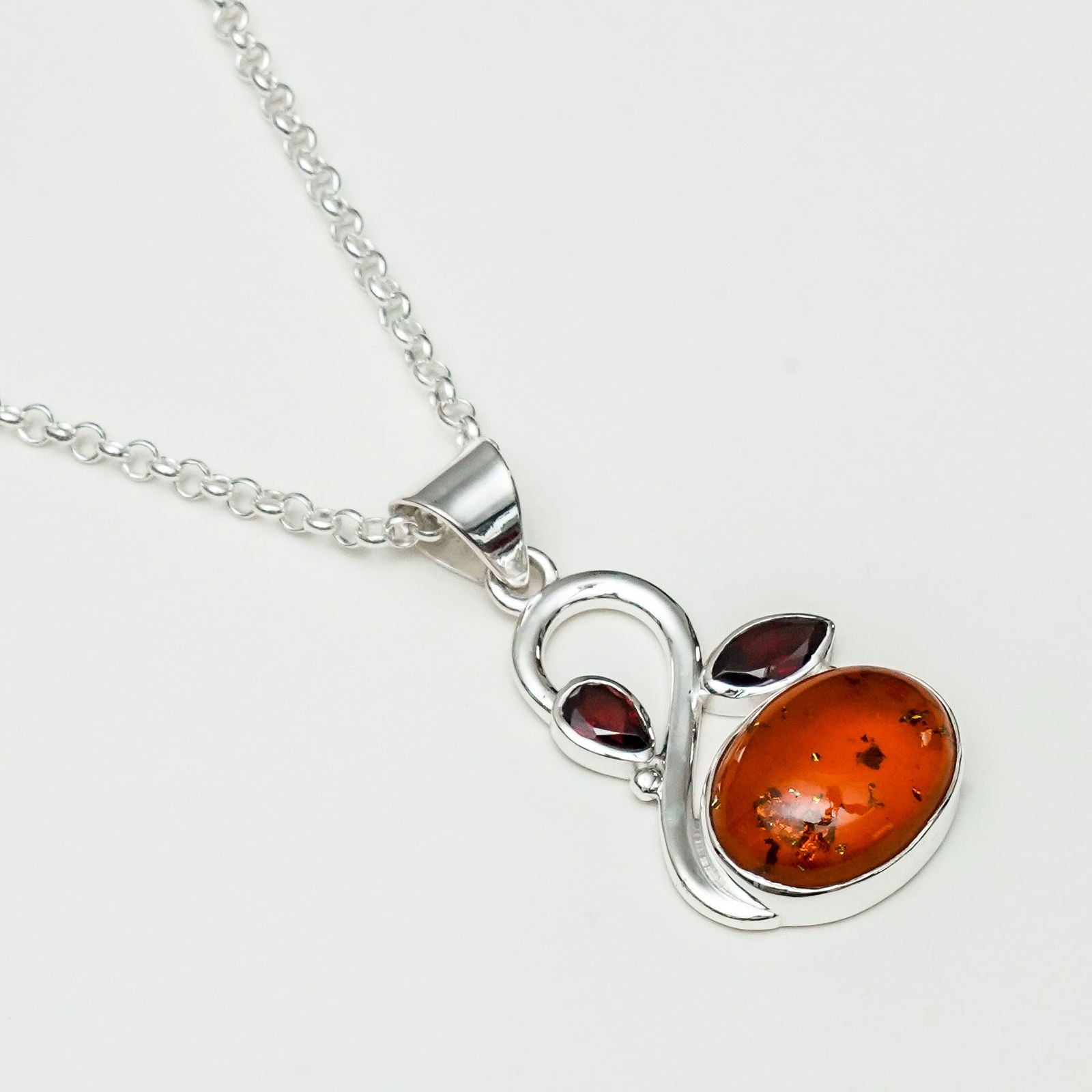 Swan Pendant With Multi Gemstone in High Quality 925 Sterling Silver