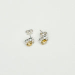 Tops Earring With Citrine Gemstone in Best Quality 925 Sterling Silver