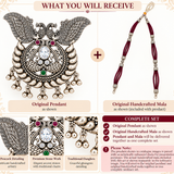 Mohnaa Mayur Veda Heritage Pendant Set