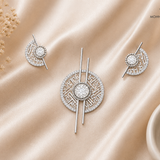 Ira Celestia 925 Silver Pendant & Earrings Set