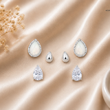 Ira Twinkle Trio 925 Silver Stud Earrings Set