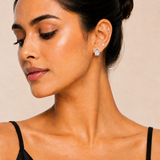 Ira Luna Trio CZ Stud Set