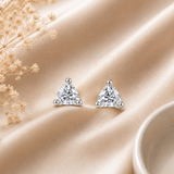 Ira Tiny Trinity CZ Stud Earrings