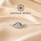 Veera Evil Eye 925 Sterling Silver Rakhi