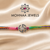 Auspicious Shree Silver Rakhi