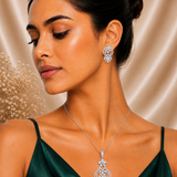 Ira Aurelia 925 Silver Pendant & Earrings Set